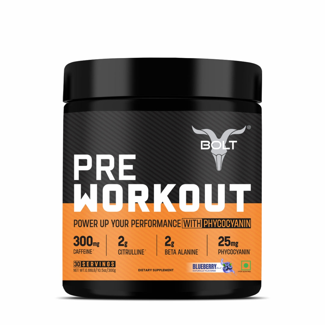 Bolt Pre-Workout | For Energy, Focus, Power, Endurance & Performance