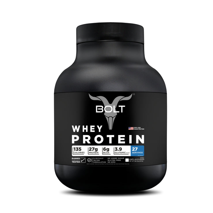 Bolt Whey Protein Powder | With Superfood PHYCOCYANIN | USA Formulation & Origin |Muscle Building | Bone Strength, Immunity, Healthy Skin, Hair & Nails