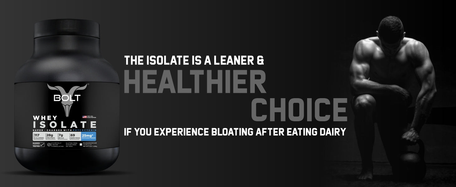 BOLT WHEY ISOLATE IS A BETTER CHOICE