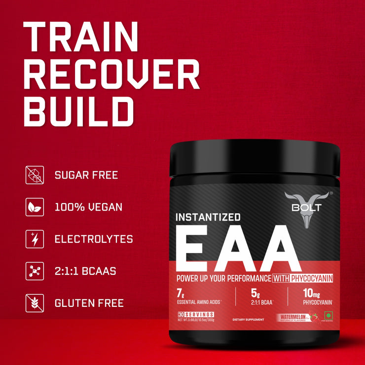 Bolt Instantized EAA | Full Spectrum EAAs & BCAA | All 9 Essential Amino Acids | Intra Workout