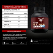 Bolt Mass Gainer with 25mg Phycocyanin, 25g Protein, 75g Carbs & 412 Calories | For Muscle Gainer & Weight Gain Objectives