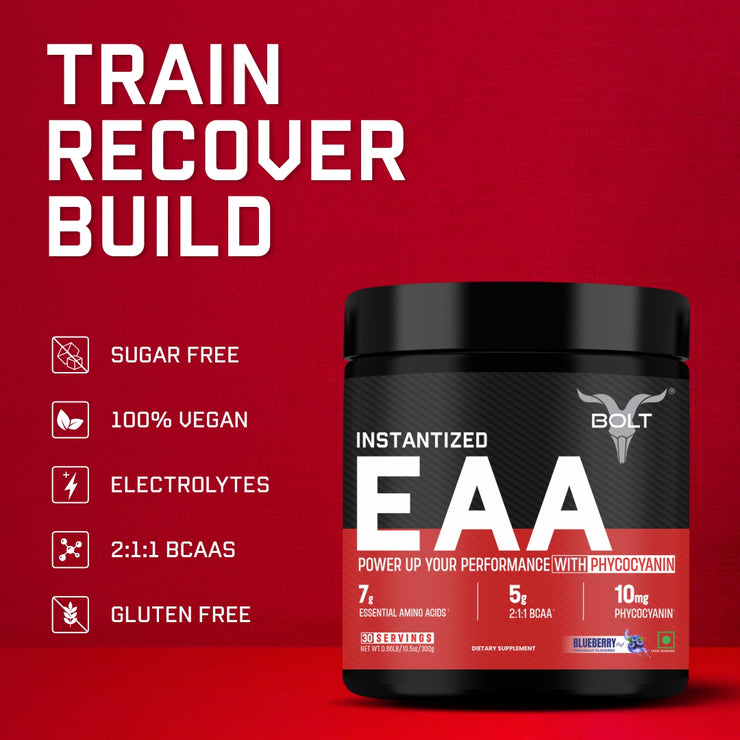 Bolt Instantized EAA | Full Spectrum EAAs & BCAA | All 9 Essential Amino Acids | Intra Workout